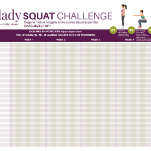 Poster Squats Challenge