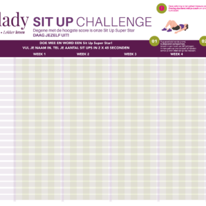 Poster Situps Challenge