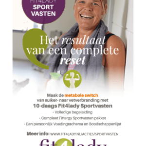 Flyer A5 Fit4lady 10 Daags Sportvasten