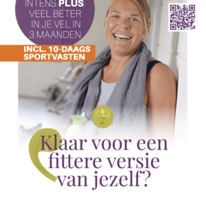 Stoepbordposter Fit4lady Intens met Sportvasten