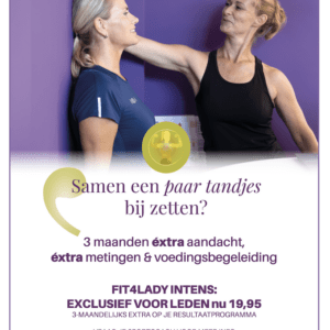 Instore poster A2 Fit4lady Intens