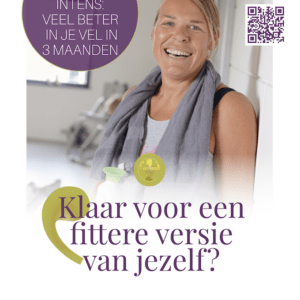 Stoepbordposter Fit4lady Intens