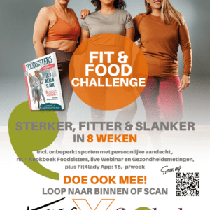 Advertentie Fit & Food Challenge met jouw gegevens
