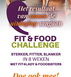 Flyer DIN large Fit4lady Fit & Food Challenge